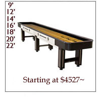 Distinction Shuffleboard Tables