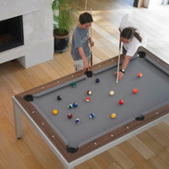 Aramith Fusion Pool and Dining Table - Powder-coated steel