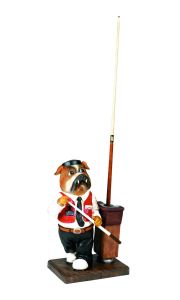 Bulldog Pool Cue Holder
