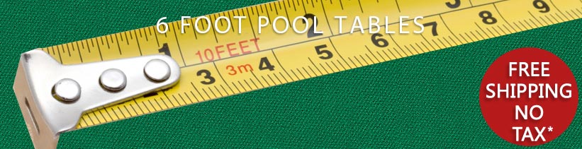 6 Foot Pool Tables