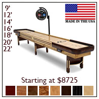 Grand Hudson Deluxe Hybrid Shuffleboard