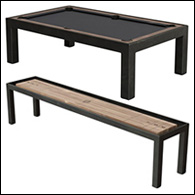 Steel Parsons Pool Table & Shuffleboard Table Steel Parsons Pool Table & Shuffleboard Table