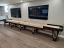 22' Dark Walnut Stain on Poplar Wood (Customer Photo)