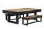 Obsidian Black Optional Dining Top & Benches