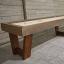 White Stain Cradle with Gray Stain Legs