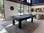 8' Black Stain with Steel Gray Felt (Customer Photo)