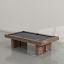 Natural Walnut wood frame, Black cloth