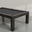 Black frame, Natural Walnut wood rail, Black cloth