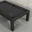 Black frame, Blackened Oak wood rail, Black cloth