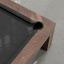 Natural Walnut wood frame, Black cloth