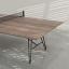 Black Frame, Natural Walnut wood top, no game lines