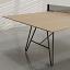 Black Frame, Oak top, no lines