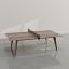 Natural Walnut wood Frame, Natural Walnut wood top, with game lines