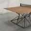 Urban oak top, black frame