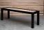 Black frame, Oak playing surface, chocolate leather