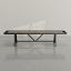 Black frame, Oak playing surface, chocolate leather