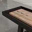 Black frame, Oak playing surface, chocolate leather, chocolate leather end bumper