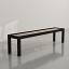 Blackened Oak wood frame, Oak playing surface