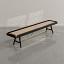 Blackened Oak frame, Oak playing surface, Tan suede, Polished Brass hardware