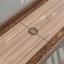 Natural Walnut wood frame, Oak playing surface, cork gutters