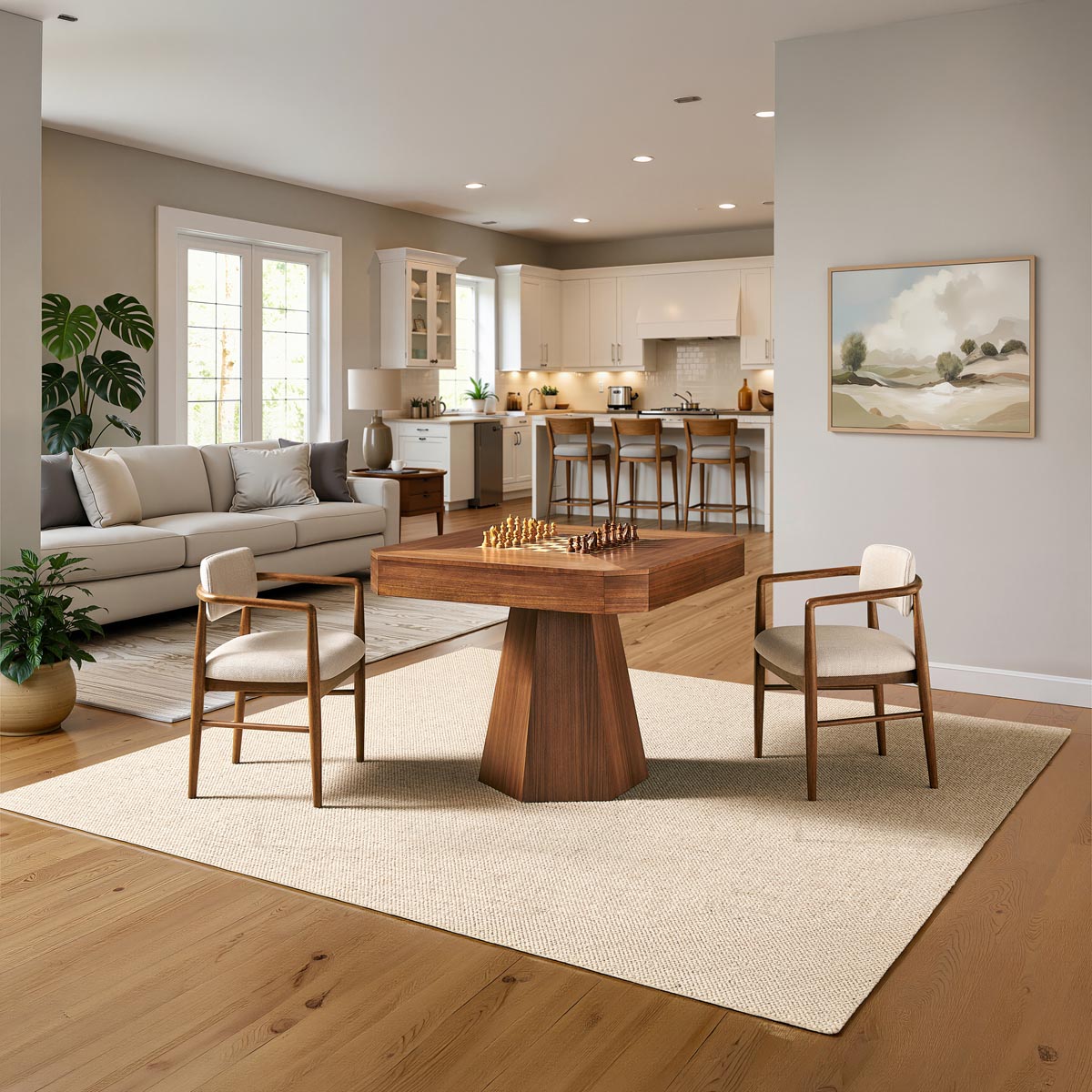 Hexton Chess and Game Table