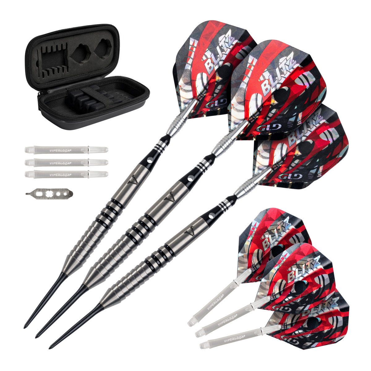 Viper Blitz 95% Tungsten Steel Tip Darts 26 Grams