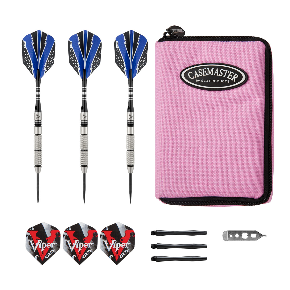 Viper Cold Steel Tungsten Steel Tip Darts 21 Grams and Casemaster
