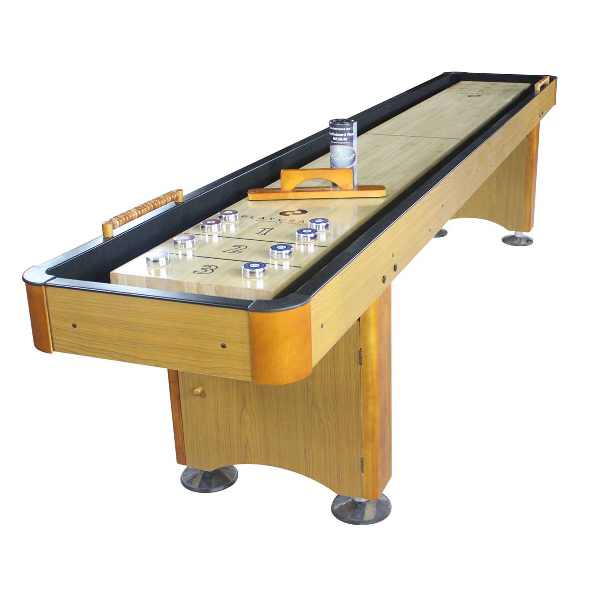 12' Honey Oak Woodbridge Shuffleboard Table