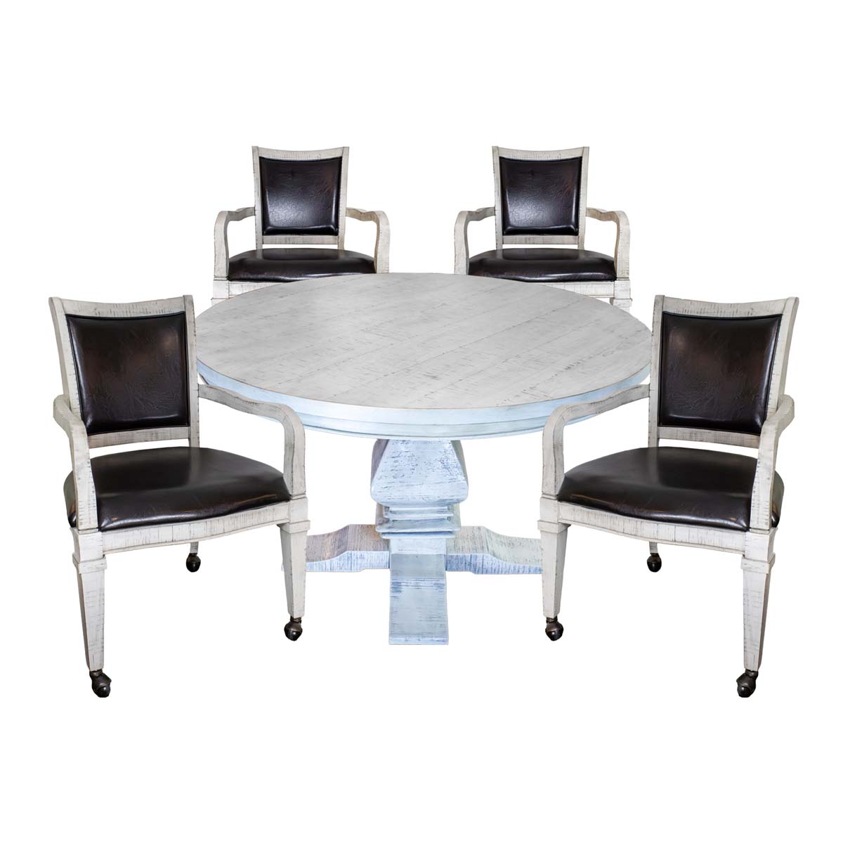 48" Montecito Dining and Poker Table Set