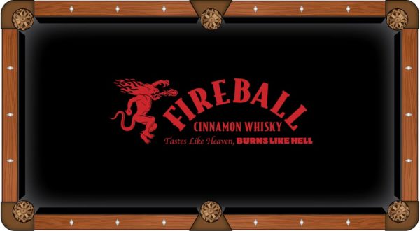 Custom Logo Pool Table Felt (Sizes 7' or 8' or 9')