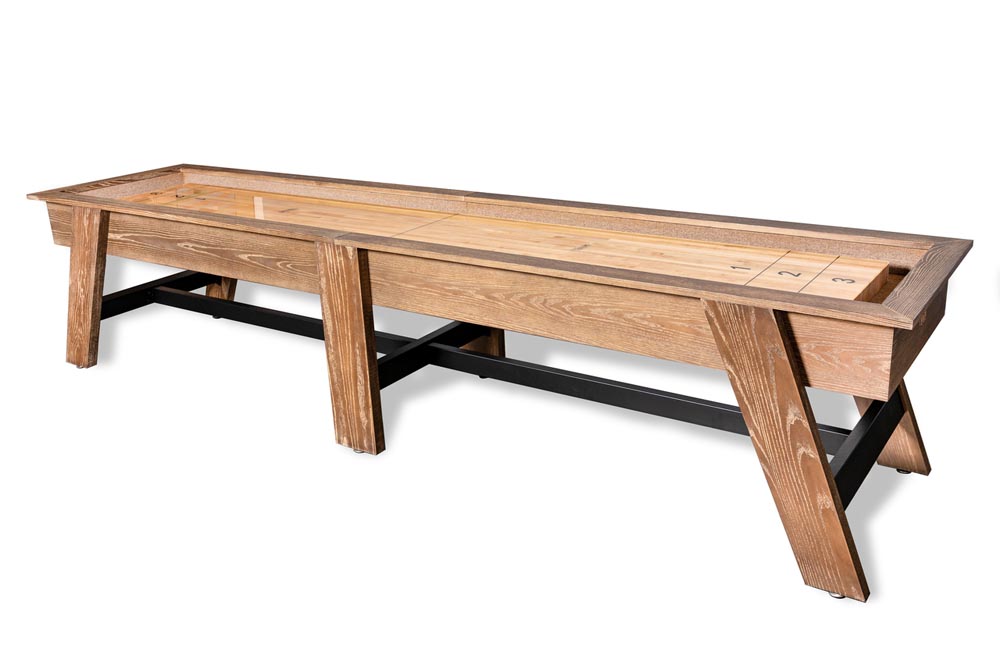 12' Brushed Walnut Hunter Shuffleboard Table 