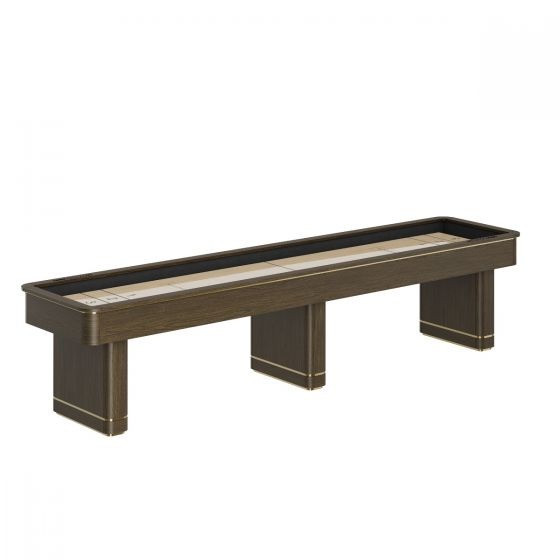 12' Deco Shuffleboard Table - Shadow Greige