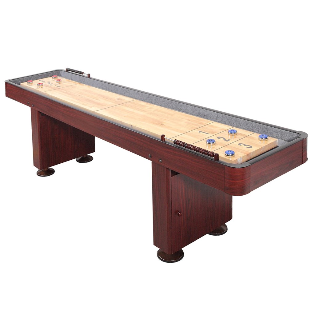 12' Challenger Dark Cherry Shuffleboard Table