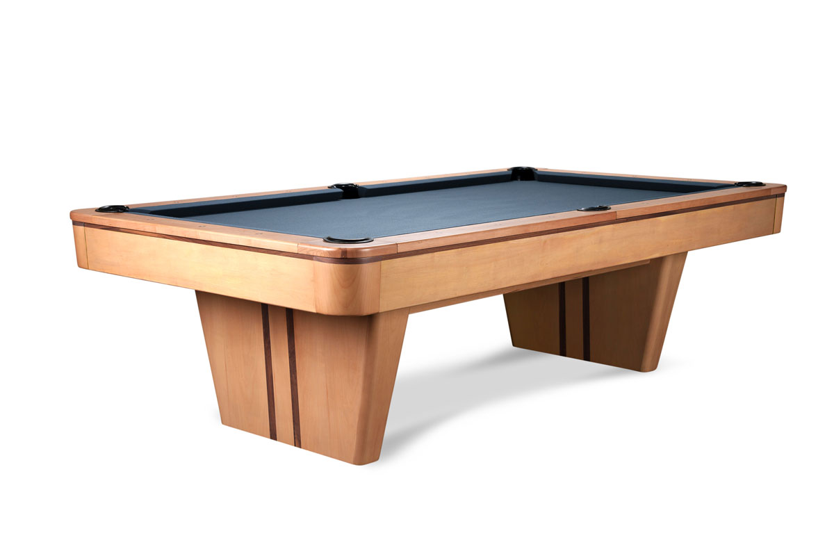 8' Preakness Pool Table - Natural Maple Finish