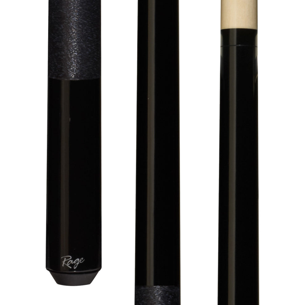 Rage Heavy Hitter 25 oz Black Gloss Break Cue with Black Nylon Wrap