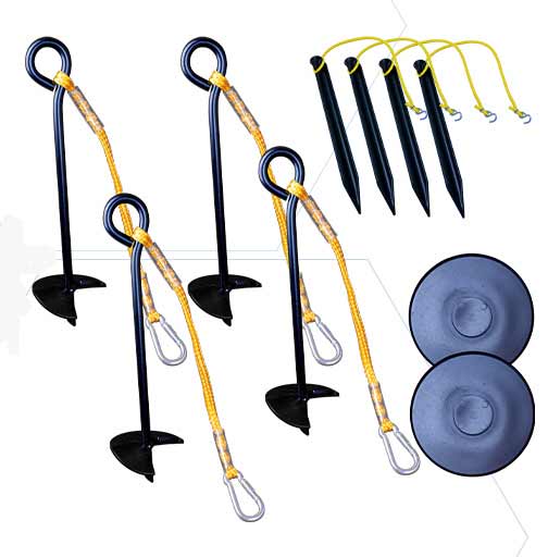 Sand Volleyball Auger Set