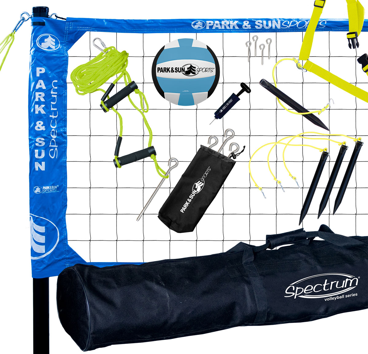 Spectrum Pro Portable Outdoor Volleyball Set