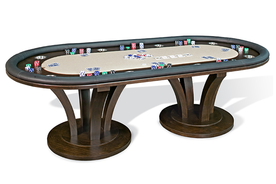 Venice Oval Texas Hold'em Custom Table (Size 72", 84" or 96")