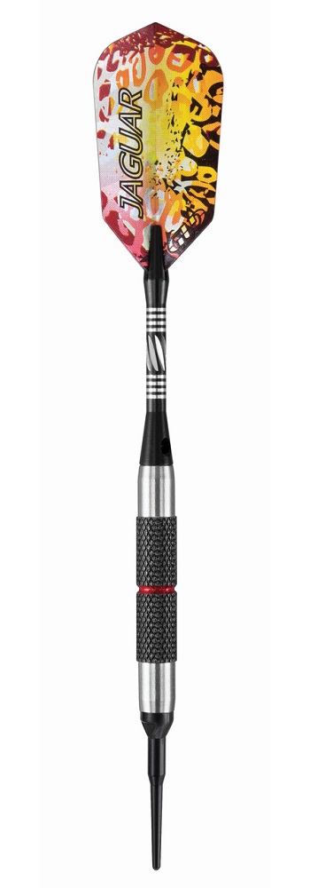 Jaguar Tungsten Soft Tip Darts 1 Small Knurled Ring 18 Grams
