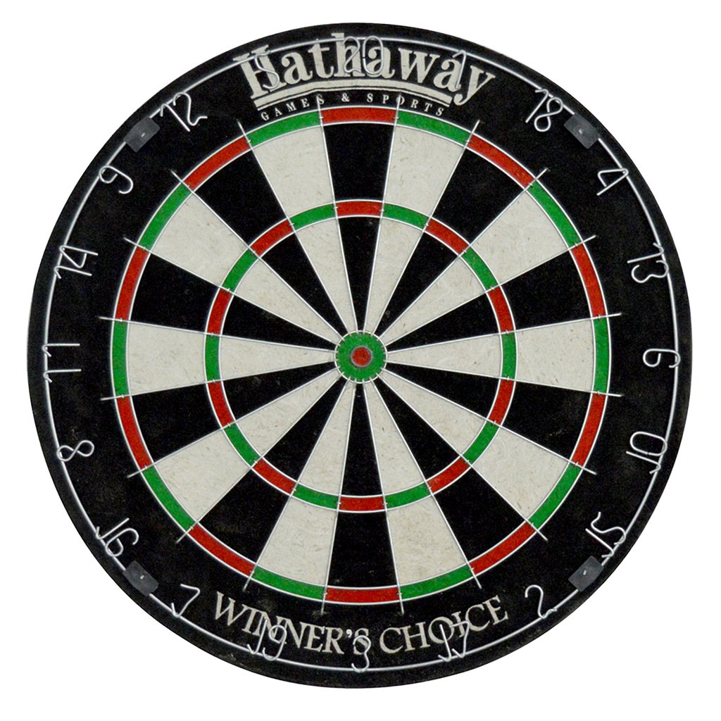 Winners Choice 18-in Sisal Fiber Bristle Dartboard
