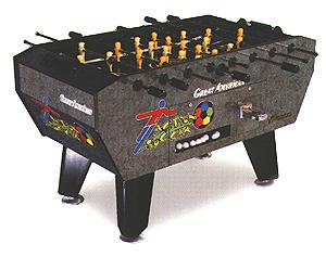 Action Coin Operated Foosball Table