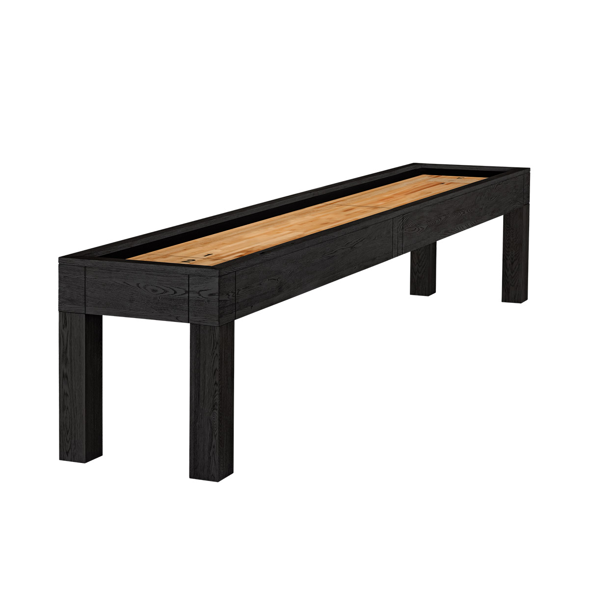 12' Alta Shuffleboard Table - Black Ash