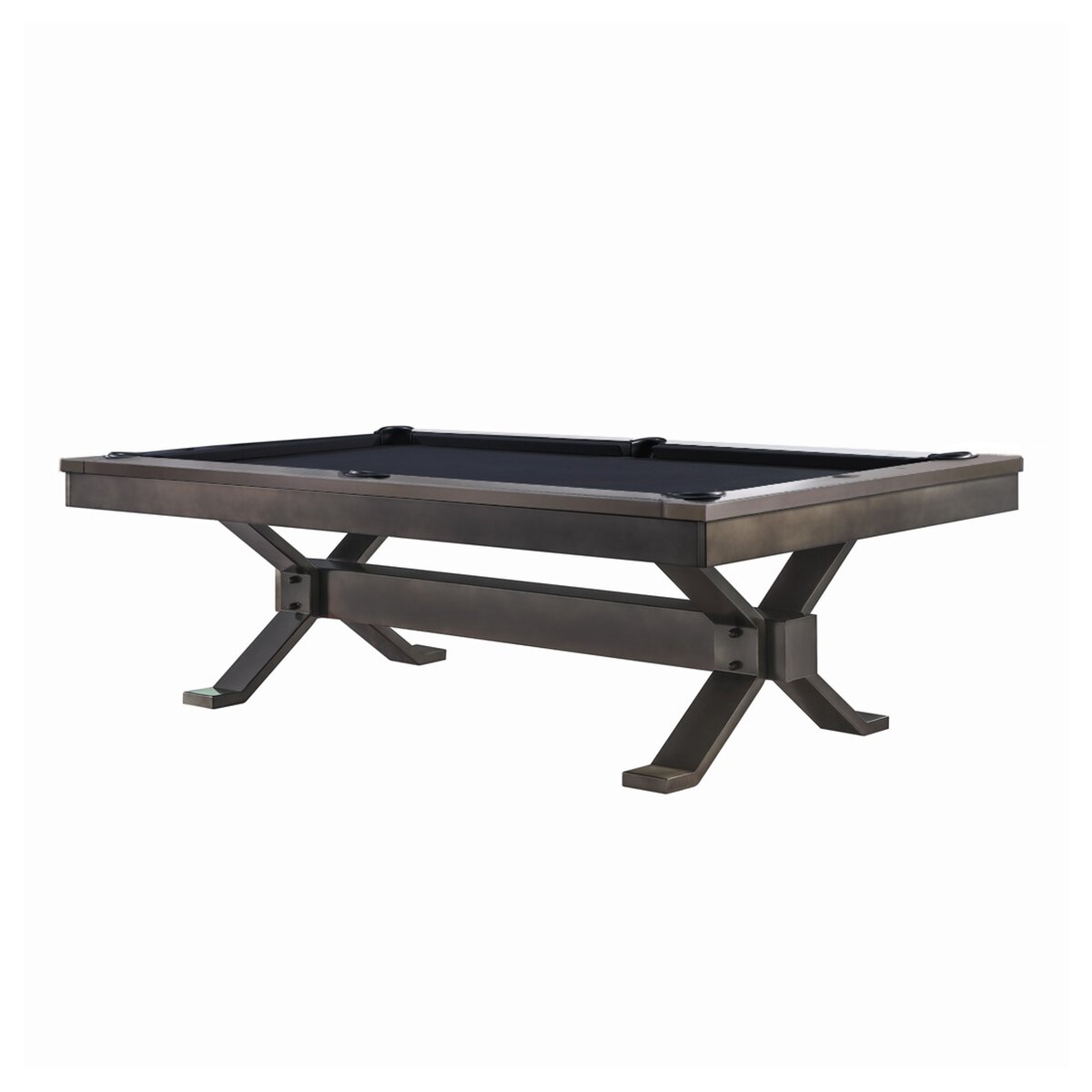 Axton Steel Slate Pool Table - Gunmetal Grey Finish (7' or 8')