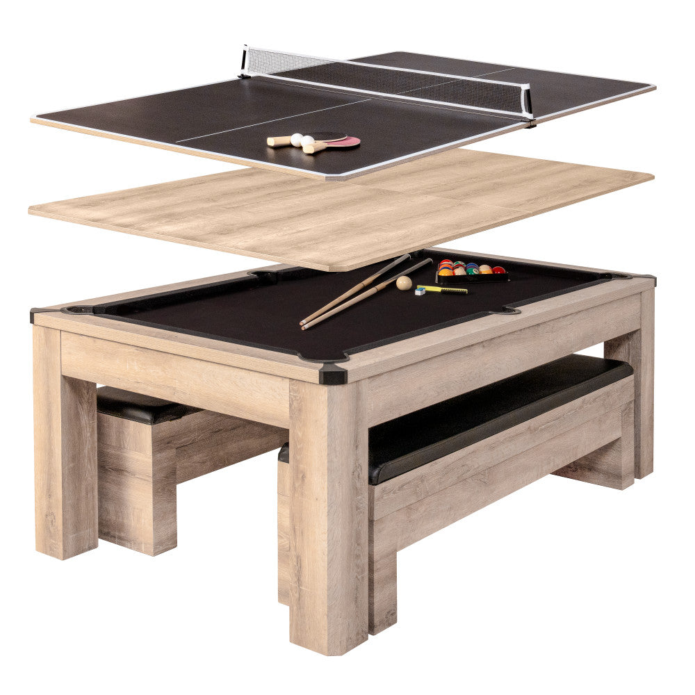 Hampton 3-in-1 Combo Table - Tan