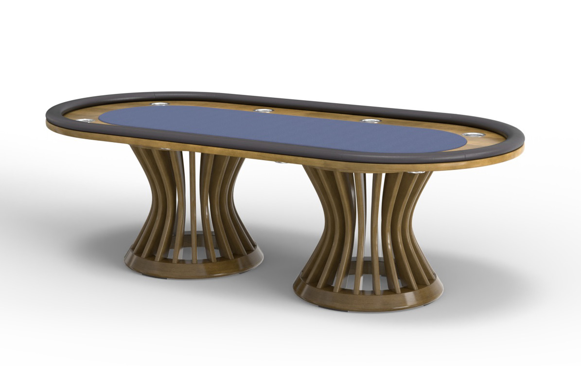 Highland Oval Texas Hold'em Custom Table (Size 72", 84" or 96")