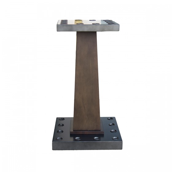 Plank & Hide Steel / Wood Floor Cue Rack
