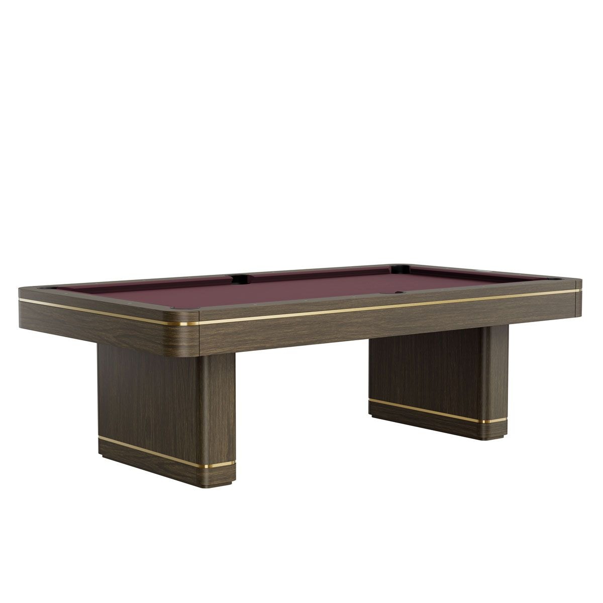 8' Deco Wood Slate Pool Table