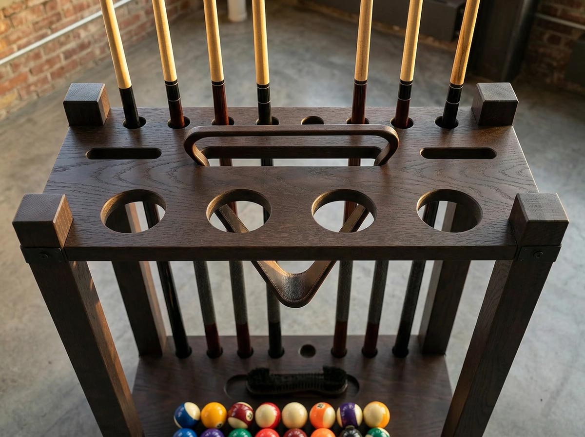 The Tunbridge Floor Cue Rack