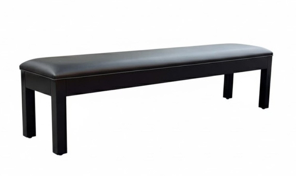 Black Bench with Storage