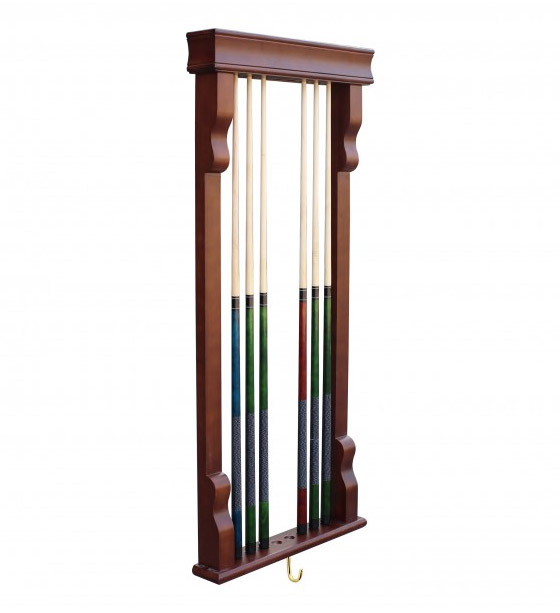 Vintage Wall Billiard Pool Cue Rack